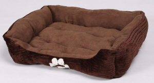 HappyCare Textiles Reversible Rectangle Pet Bed
