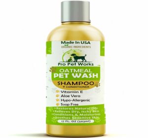 Pro Pet Works All Natural Oatmeal Dog Shampoo + Conditioner for Dogs